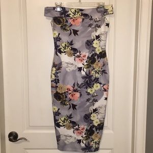 Off the shoulder midi dress